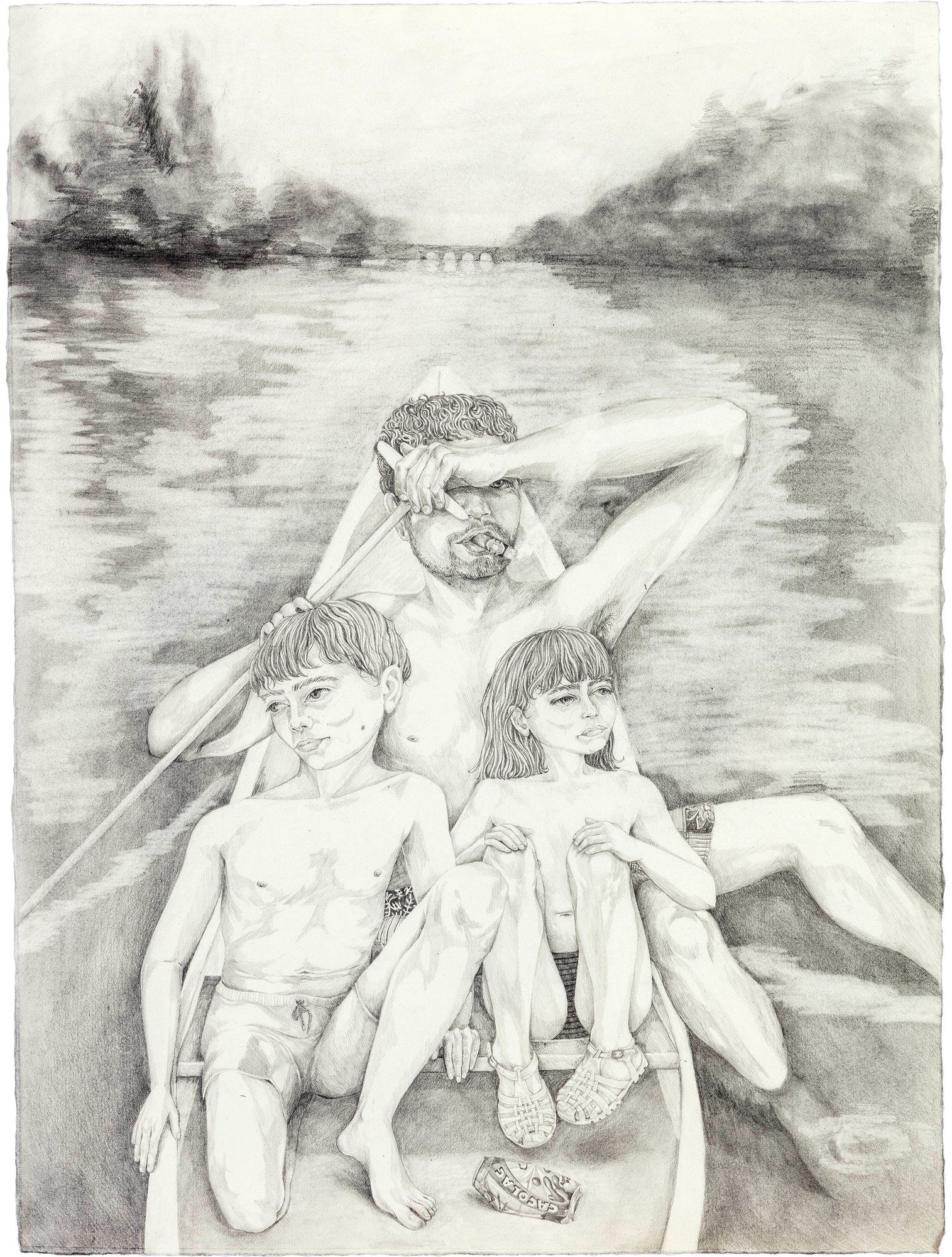 Leggy Gordon, Cacolac, Graphite-and-Pencil