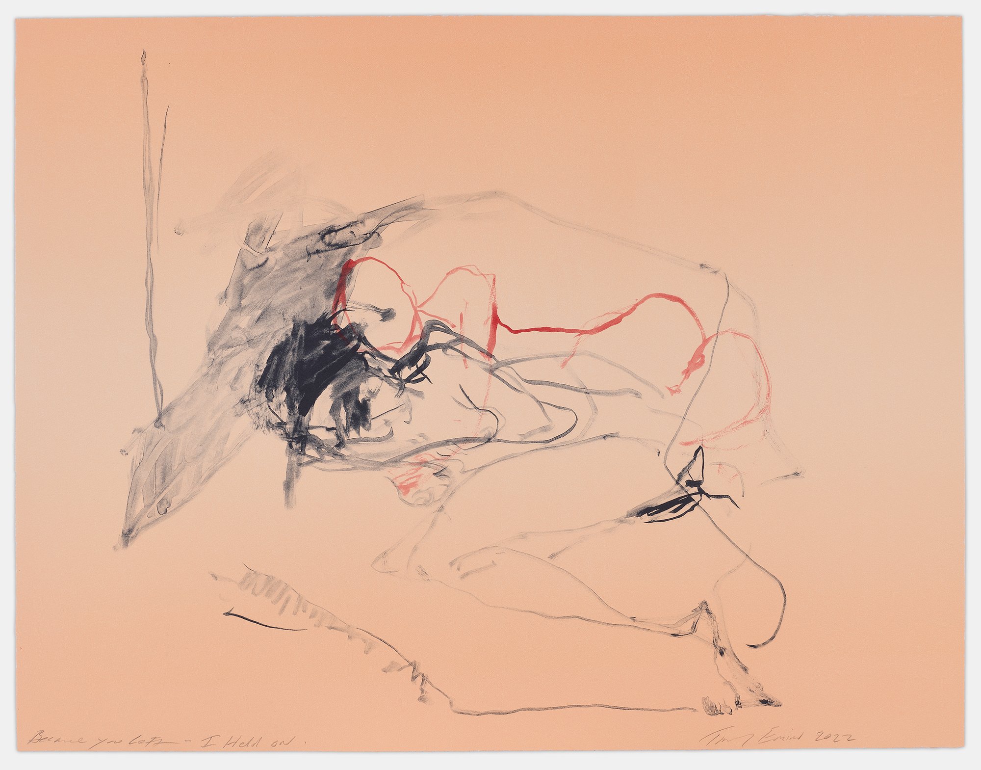 Tracey Emin - Because you left - I held on