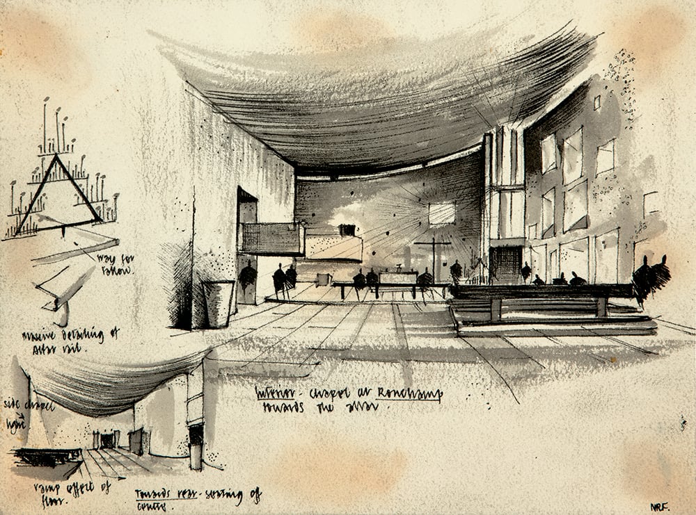 Norman Foster_Interior of Chapel of Ronchamp-1