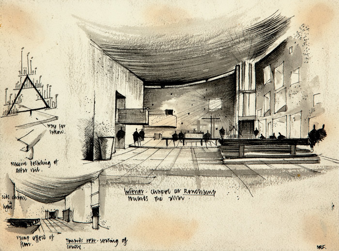 Norman Foster_Interior of Chapel of Ronchamp