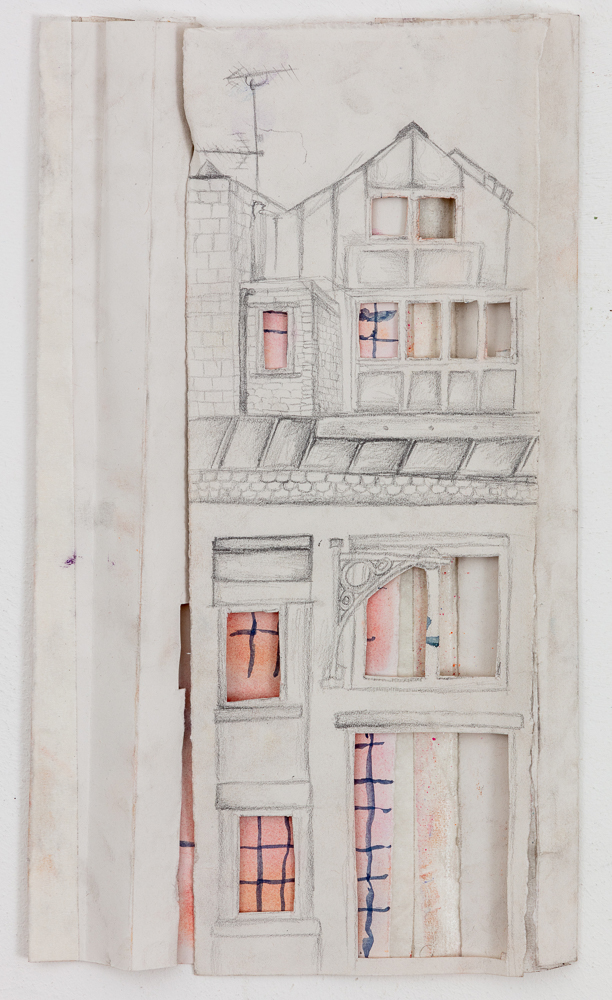 Collage of the exterior of a house