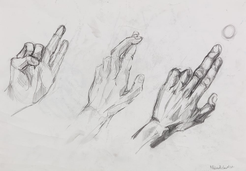 Drawing of hands