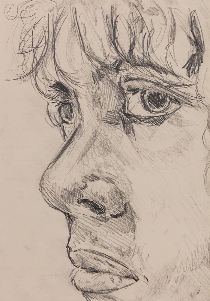 Portrait in pencil