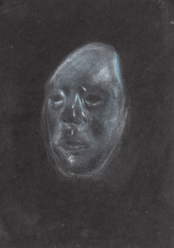 Untitled (Mayan mask study)