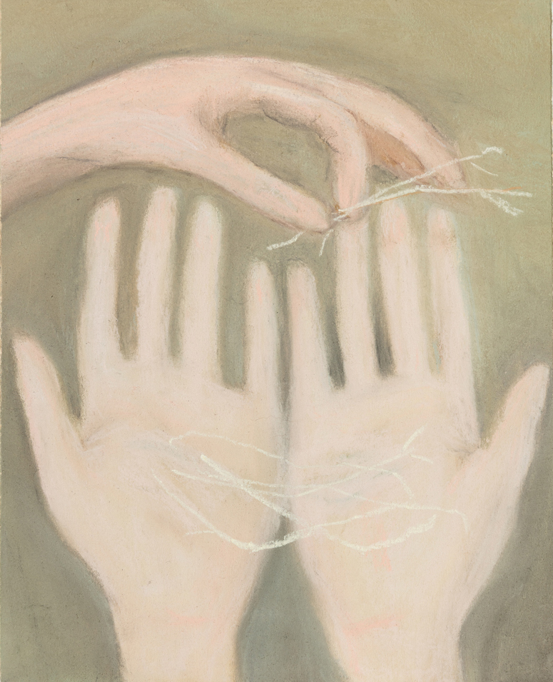 I hold it out towards you