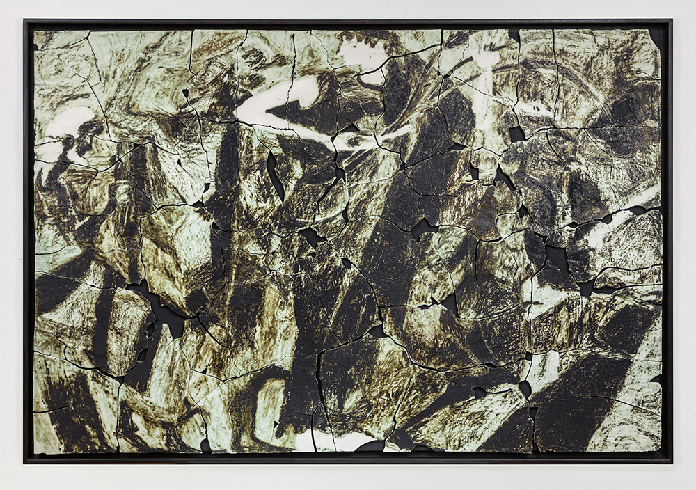 Zoë Andrews_Return_Copper wax bar on porcelain fragments