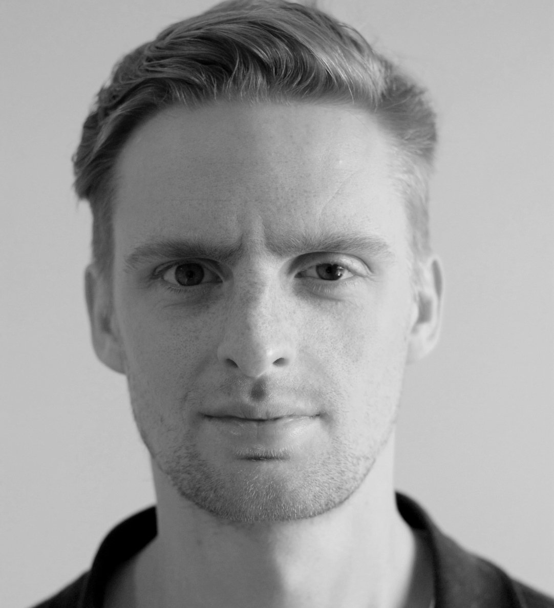 Fraser Scarfe b&w portrait shot