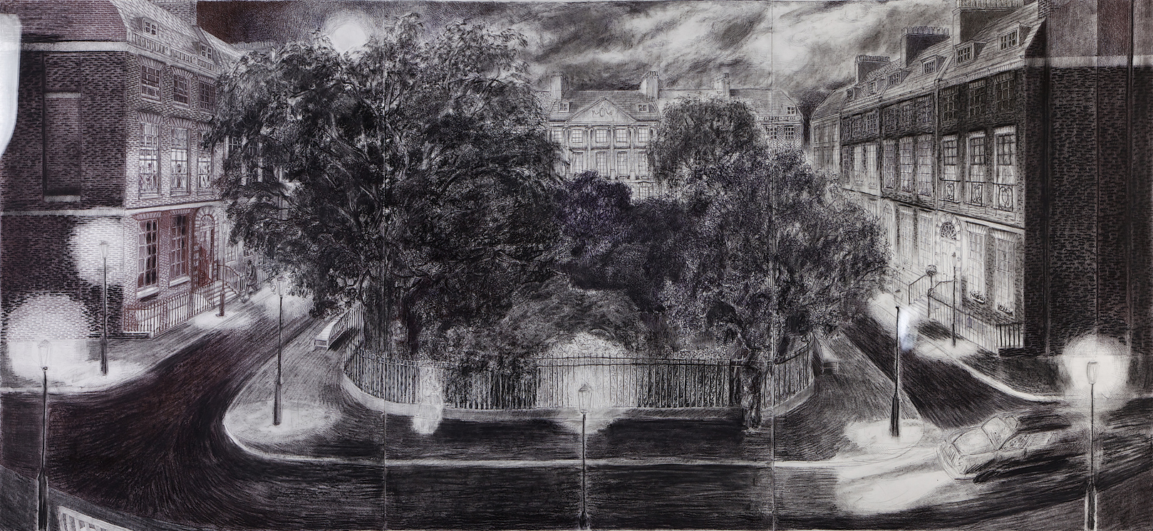 Memory of Bedford Square at Night